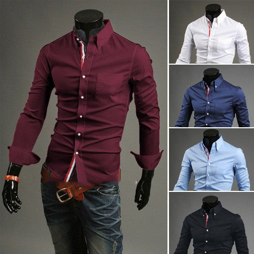 Men's Long-sleeved Shirt