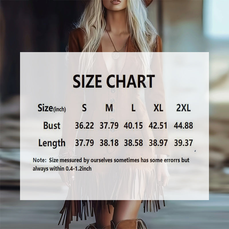 Women's Western Style V-Neck Long Sleeve Solid Color Mini Dress