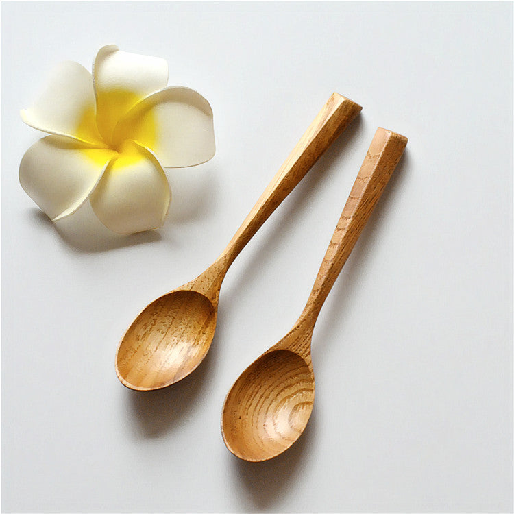 Japanese Style Wooden Spoon & Fork Set