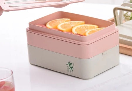 Eco-Friendly Bamboo 3-Layer Bento Box