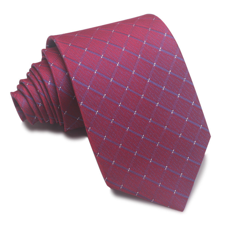 Men's Polyester Jacquard Striped Tie