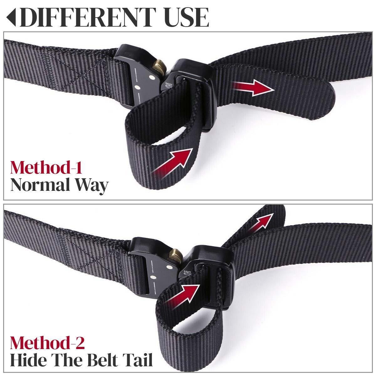 Men's Stylish Adjustable Belt With Metal Buckle