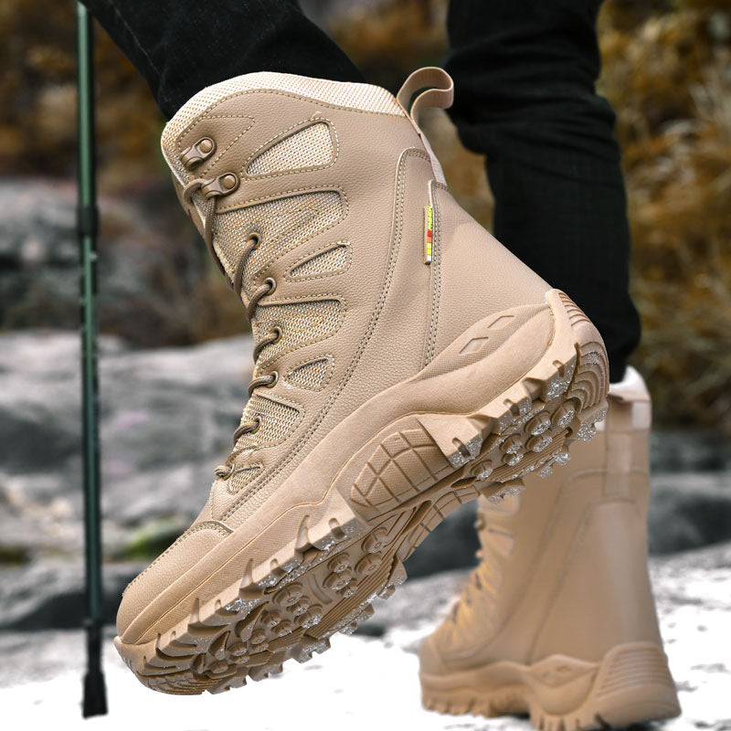Men's Breathable Hi-top Hiking Shoes