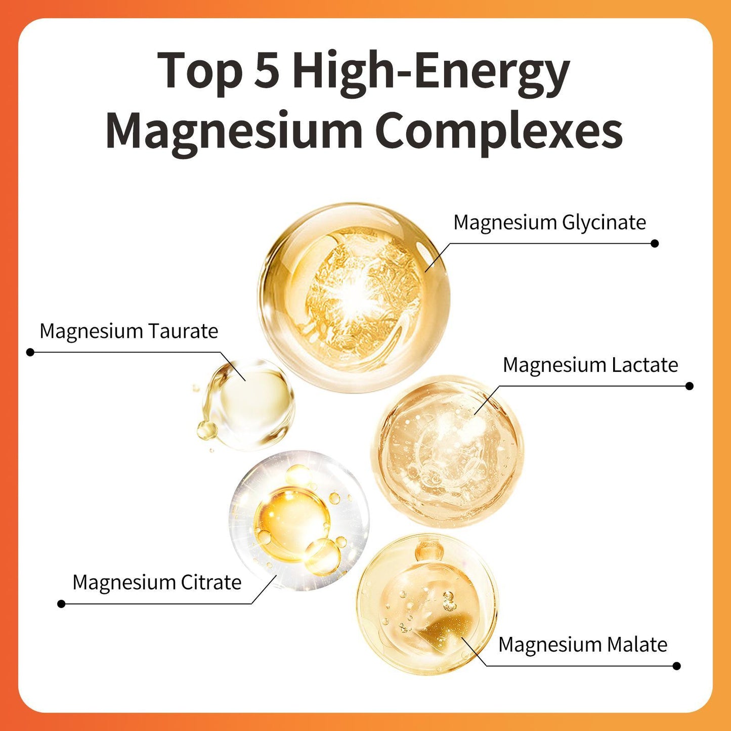 Magnesium Glycinate Malate Vitamin D3 Vegan Formula Supports