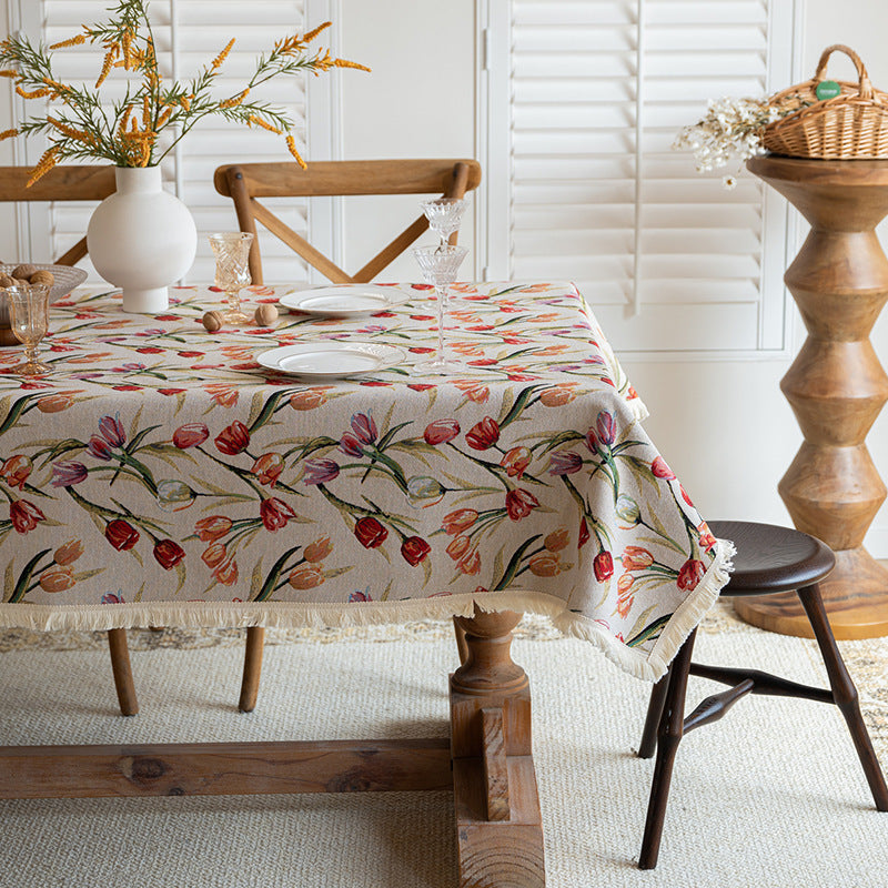 Nordic Small Floral Tablecloth