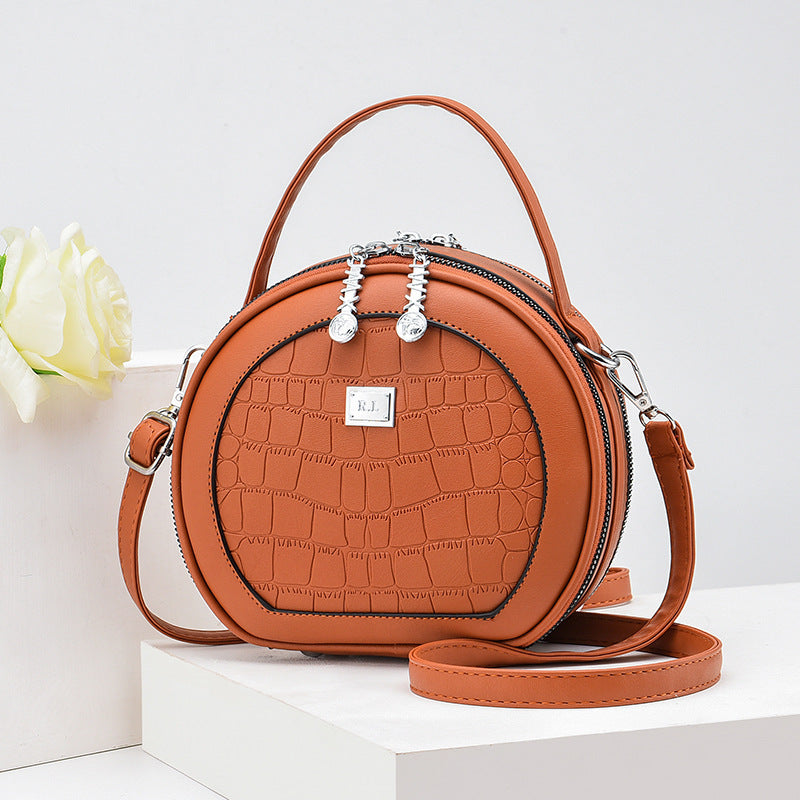 Women's Korean Style Small Round Bag