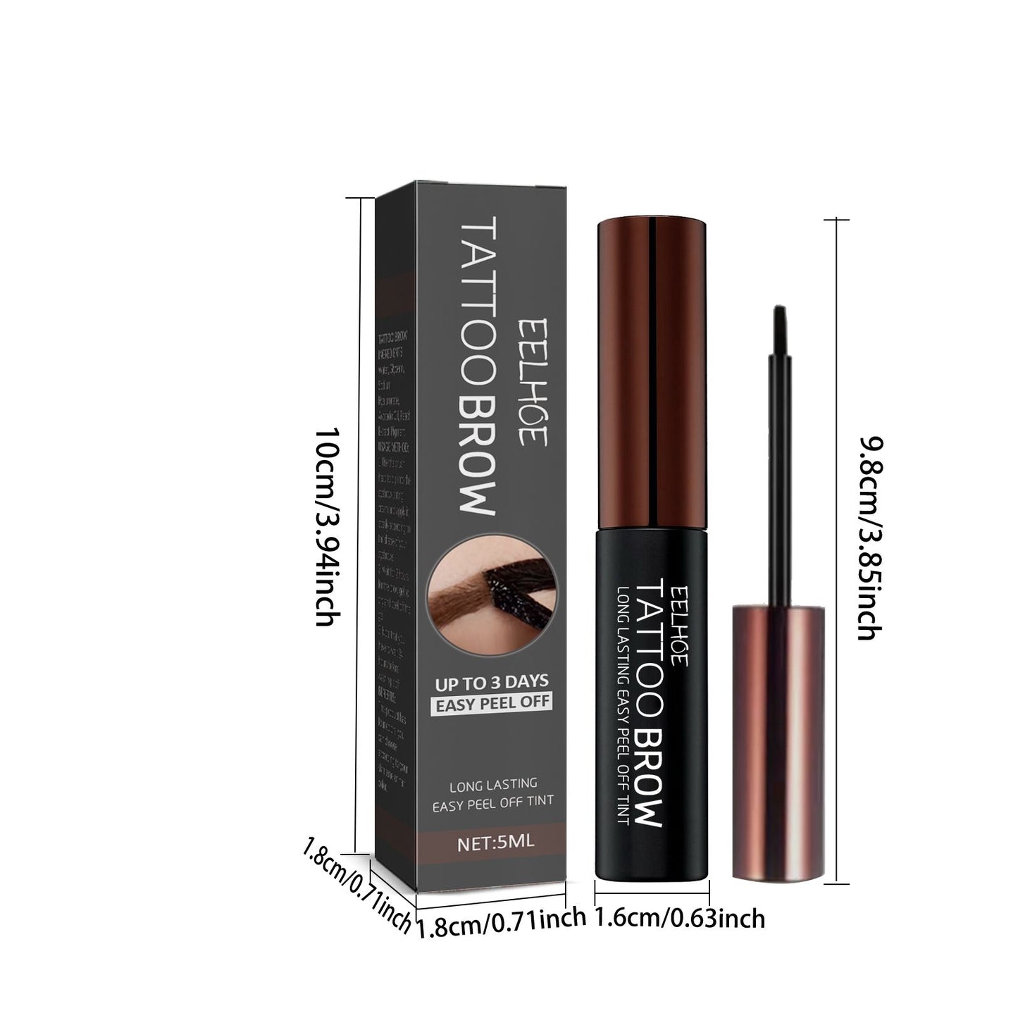 EELHOE - Peel-off Eyebrow Dye Gel