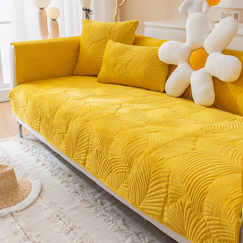 Nordic Crystal Fleece Sofa Cover