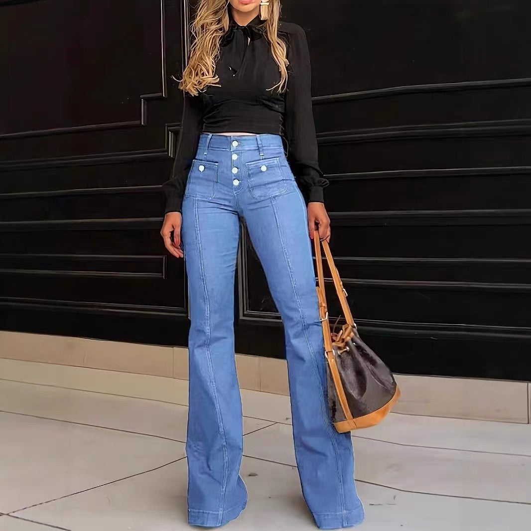 Women's Patchwork Jeans