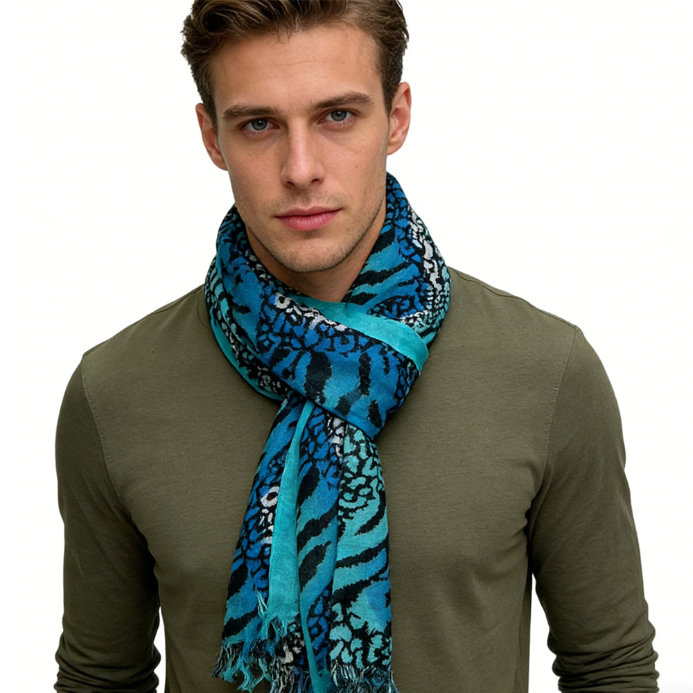 Aqua Blue Scarf