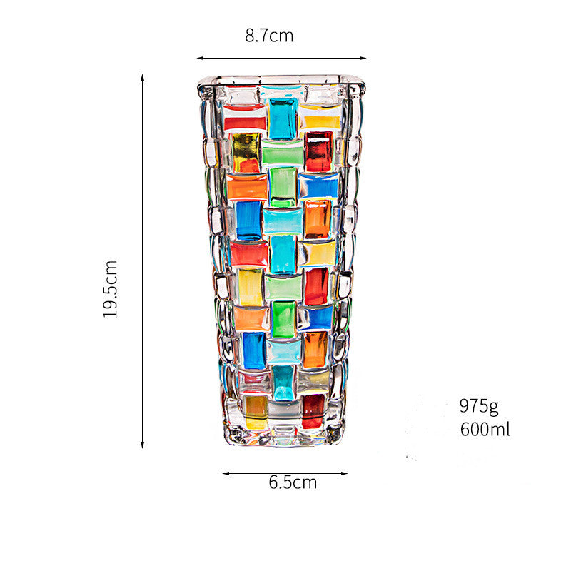 Stained Glass/Vase Fruit Plate