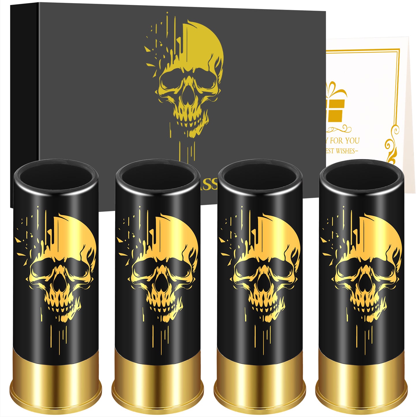 4pcs Skull Shot's, 1.5oz