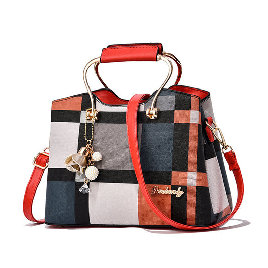 Women's Design Checkered Bag