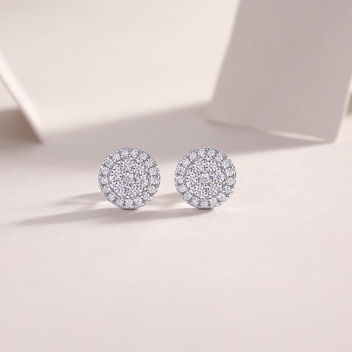 Cosmic Conjecture - Jewelry Set With - Sterling Silver & Platinum-plated Stud Earrings