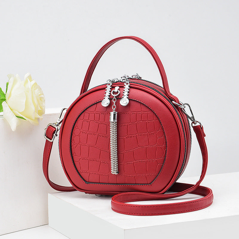 Women's Korean Style Small Round Bag