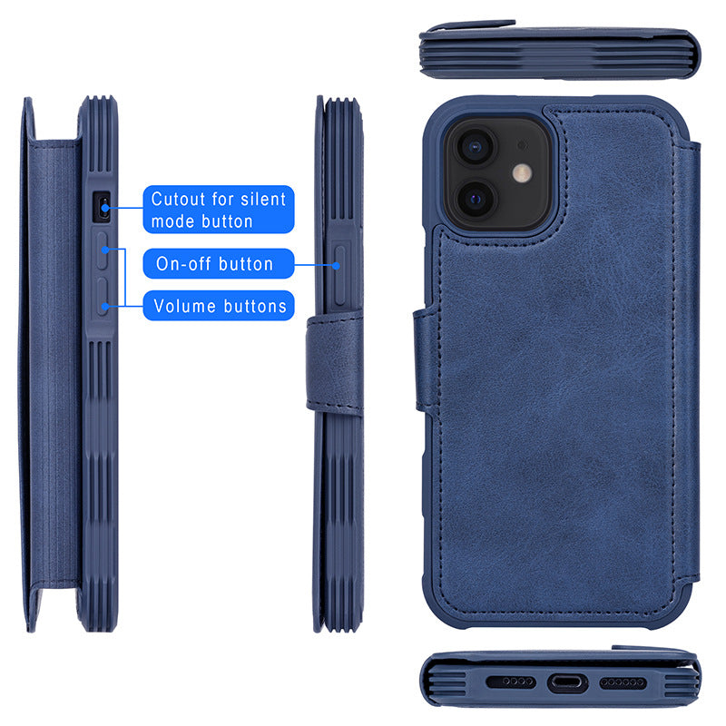 Magnetic Flip Card Phone Case