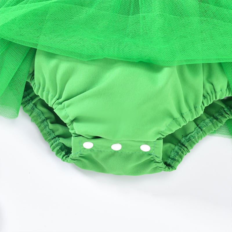 Baby Girl's Clover Embroidered Dress