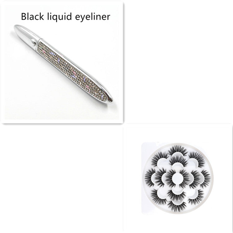 False Eyelashes Self-Adhesive Eyeliner Multicolor
