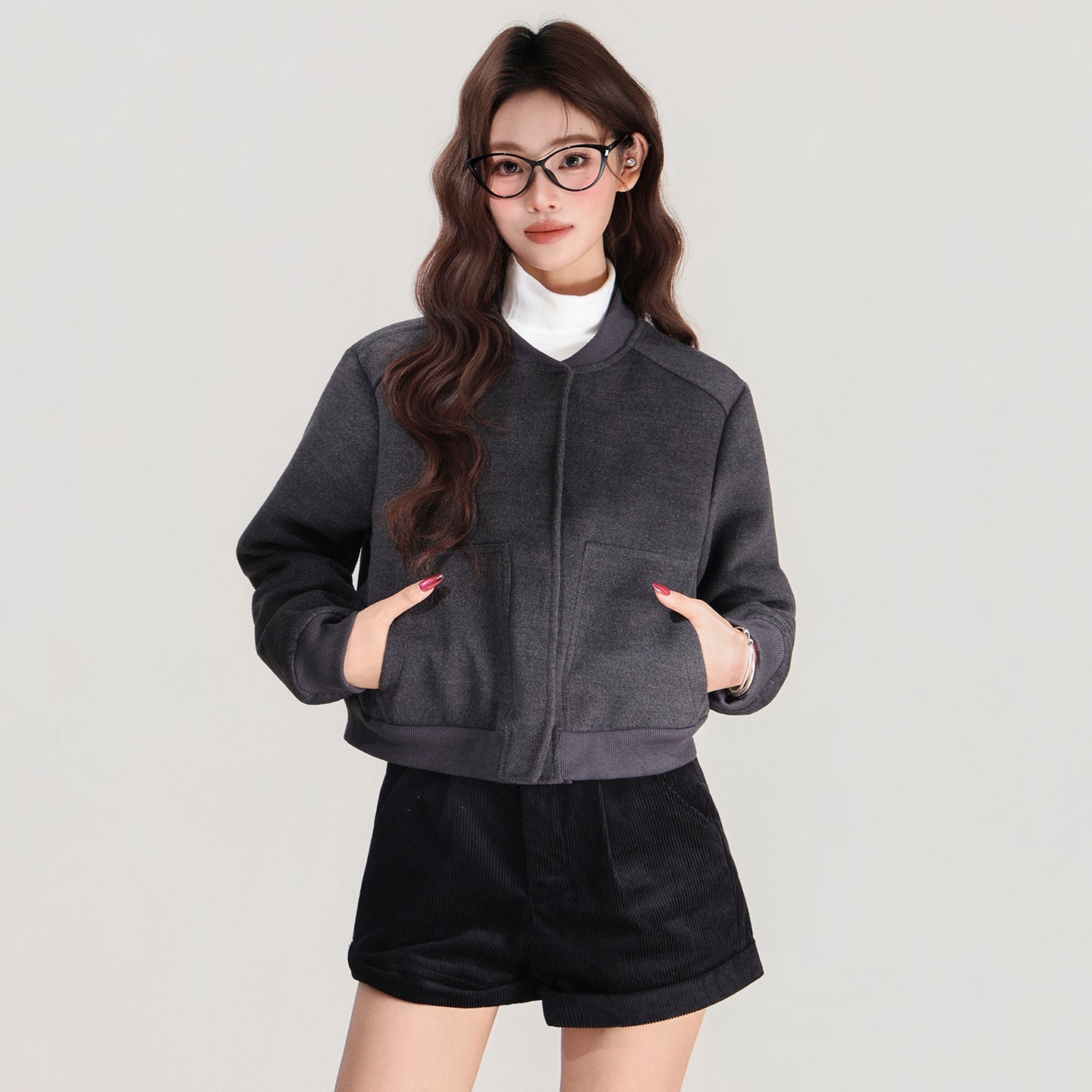 Women's Baseball Jacket - Autumn & Winter Loose Jacket Top