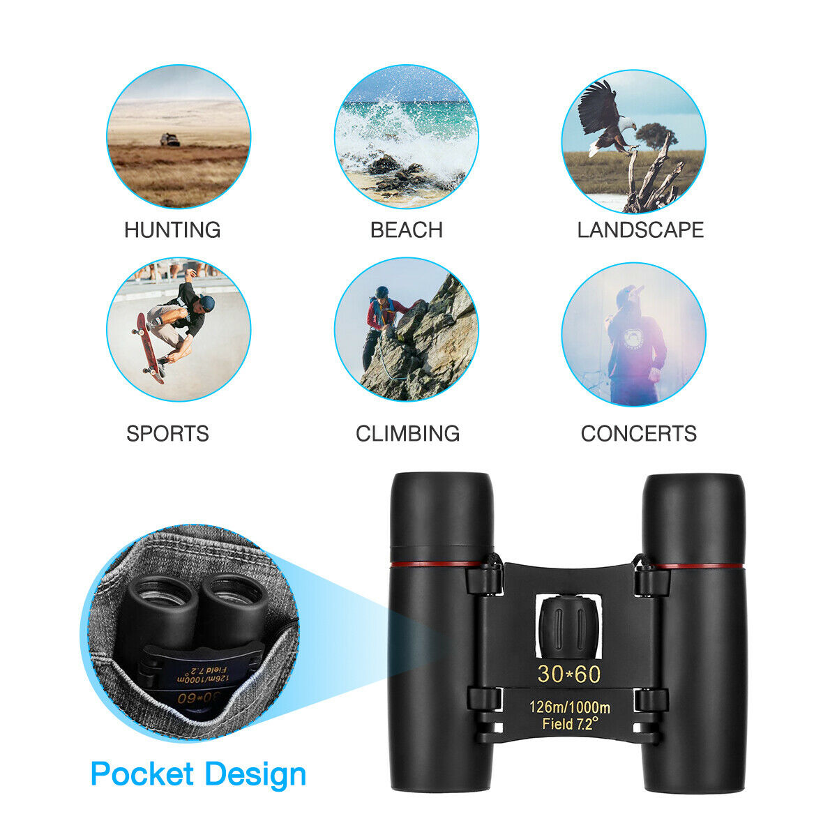 30x60 Binoculars
