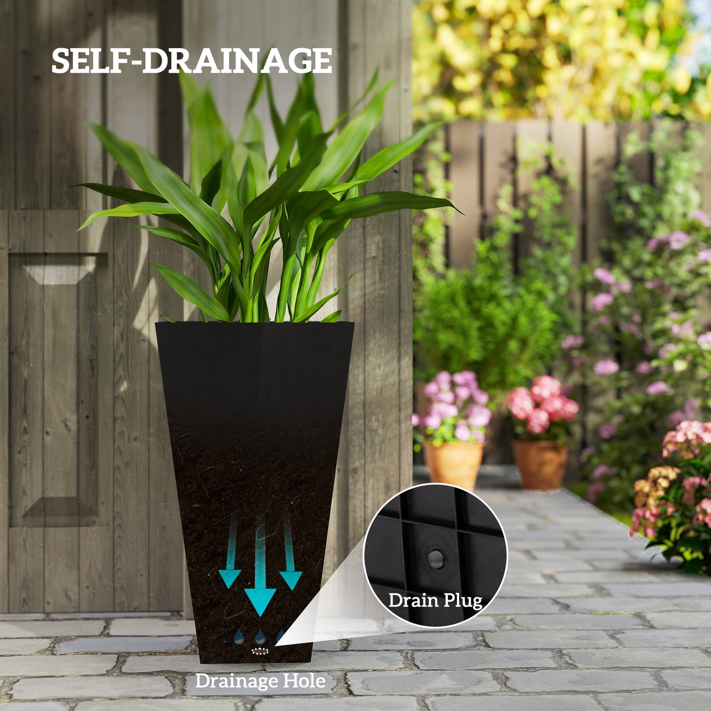 Tall Planters for Outdoors