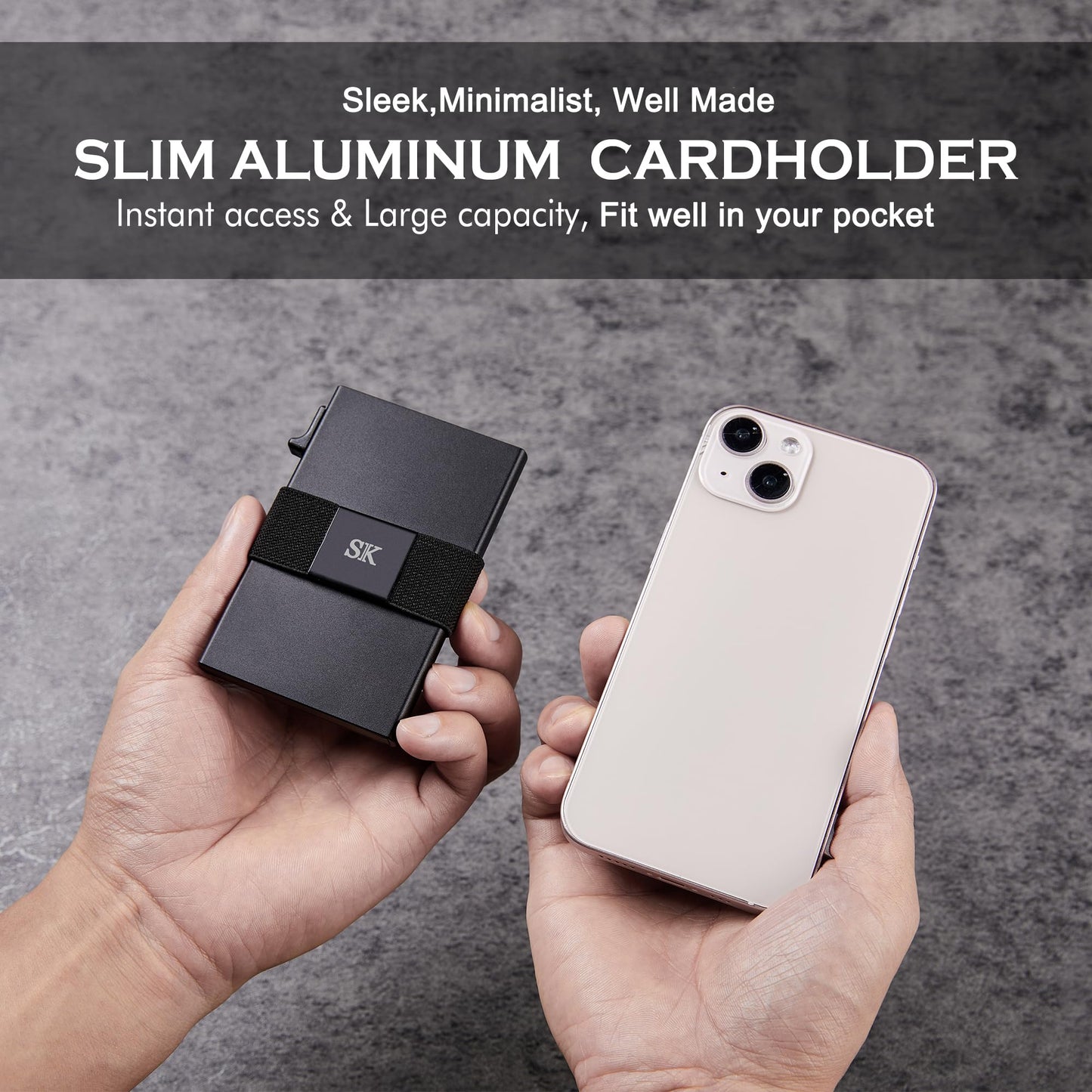 Aluminum Slim Metal Wallet