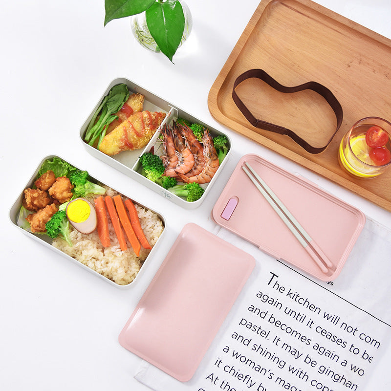 Eco-Friendly Bamboo 3-Layer Bento Box