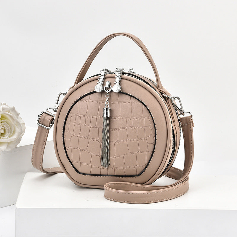 Women's Korean Style Small Round Bag