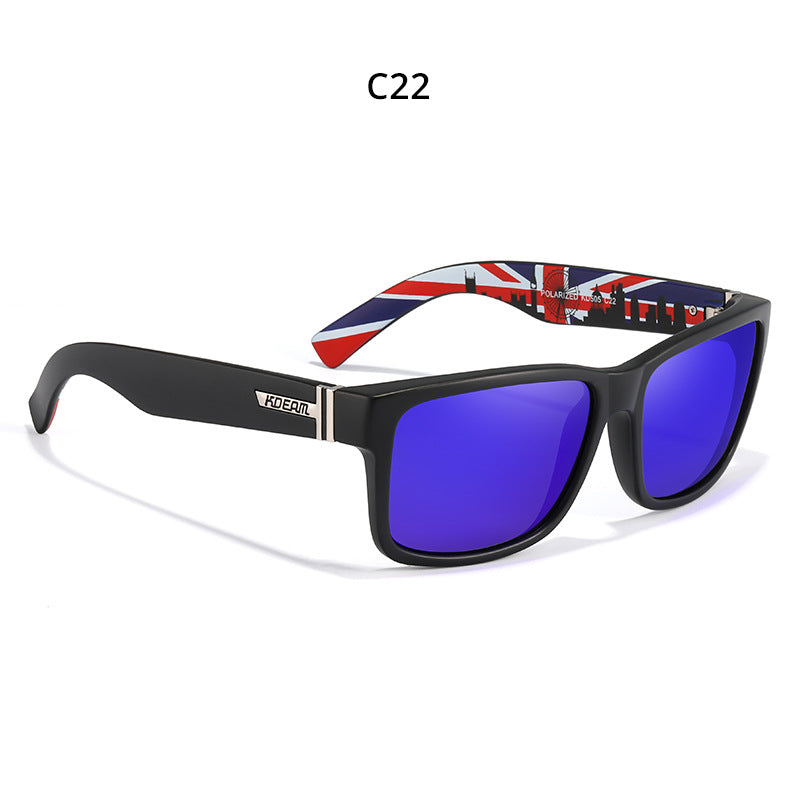 Men's Colorful Real Film Sunglasses