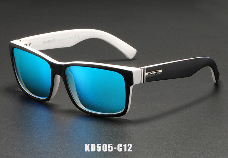 Men's Colorful Real Film Sunglasses
