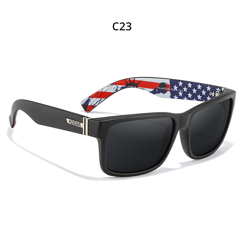 Men's Colorful Real Film Sunglasses