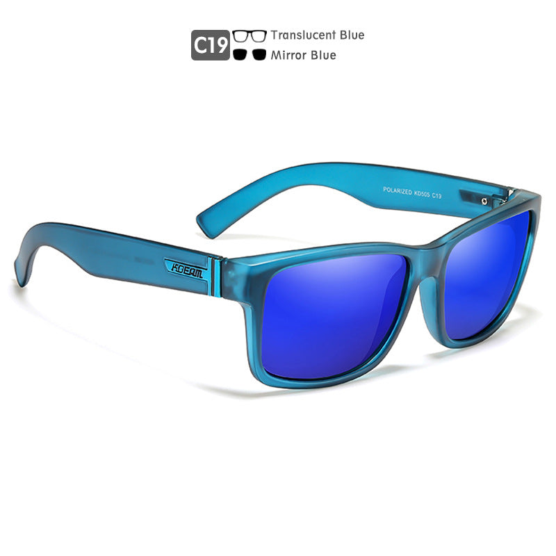 Men's Colorful Real Film Sunglasses