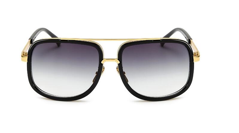 Men's Flat Top Hot Square Sunglasses