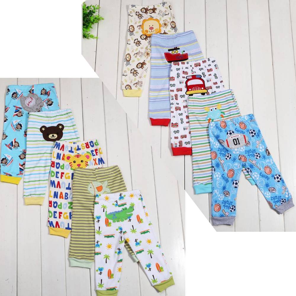 Cartoon Print Children's Leggings/5 pieces
