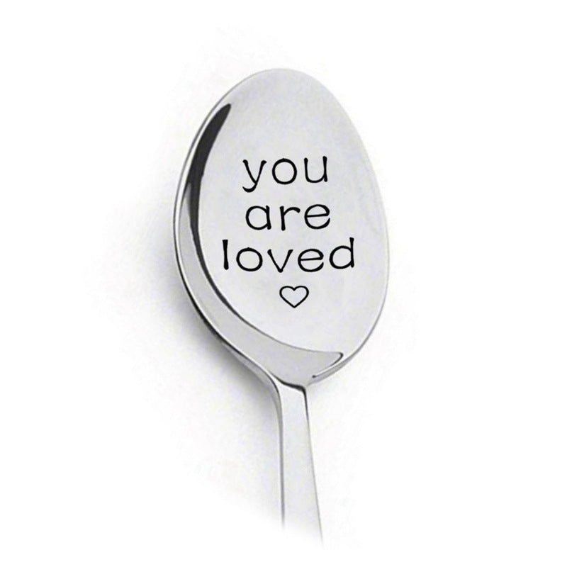 Stainless Spoon's With Lettering