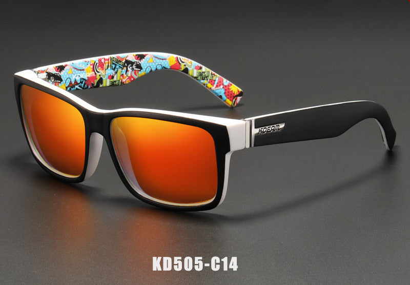 Men's Colorful Real Film Sunglasses