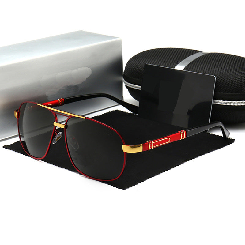Men's Sunglasses With Polarized Square Frames