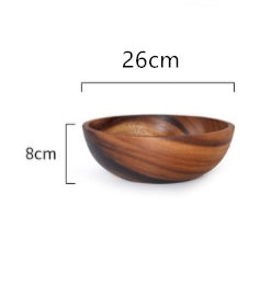 Natural Wooden Salad Bowls