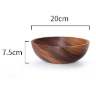 Natural Wooden Salad Bowls