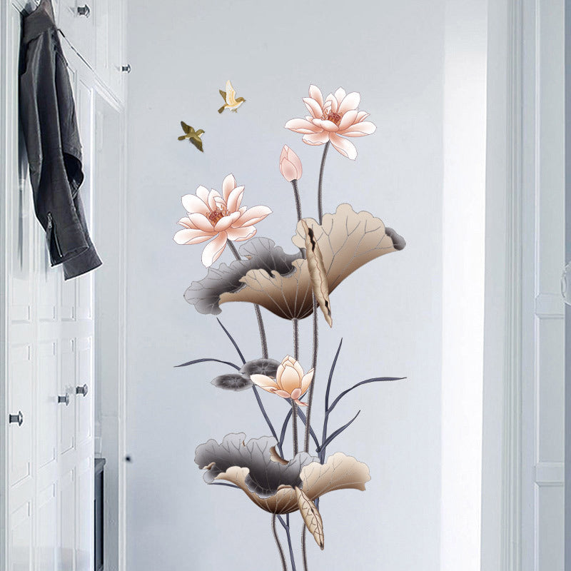 Chinese Style Lotus Flower Wallpaper