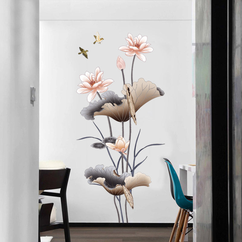 Chinese Style Lotus Flower Wallpaper