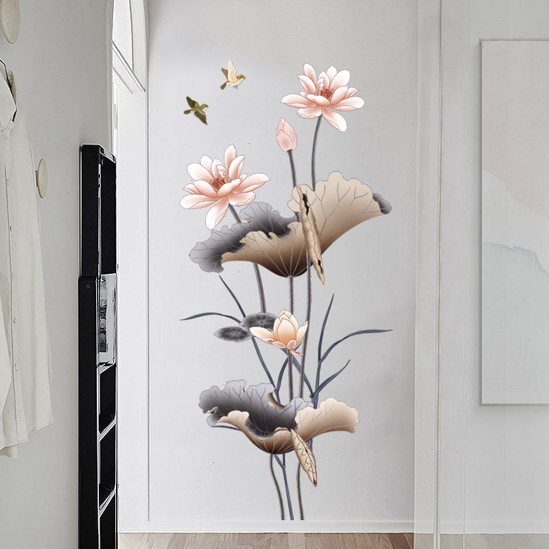 Chinese Style Lotus Flower Wallpaper