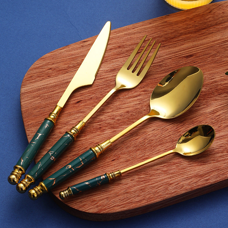 Stainless Steel Western Tableware Set