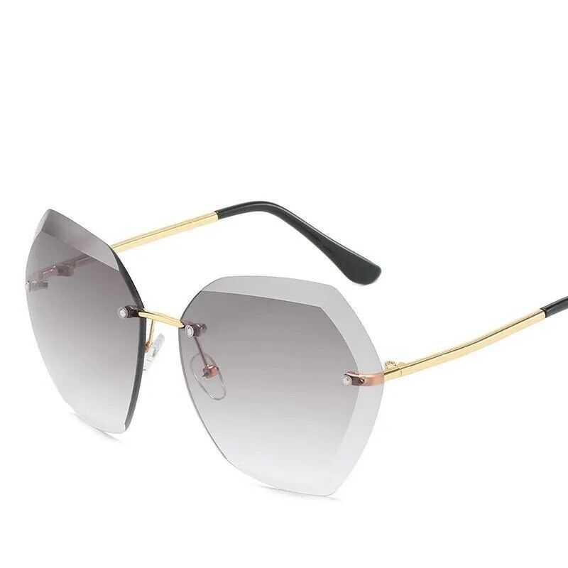 Women's Diamond-Studded Sunglasses