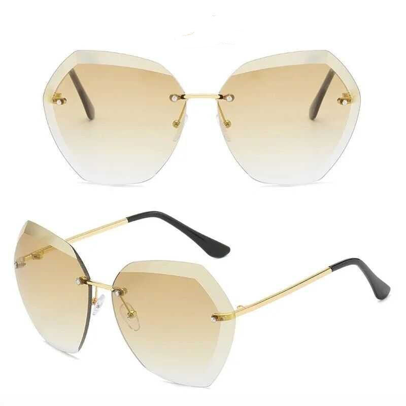 Women's Diamond-Studded Sunglasses