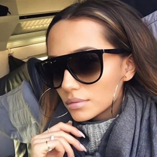 Women's Retro Big Frame Sunglasses
