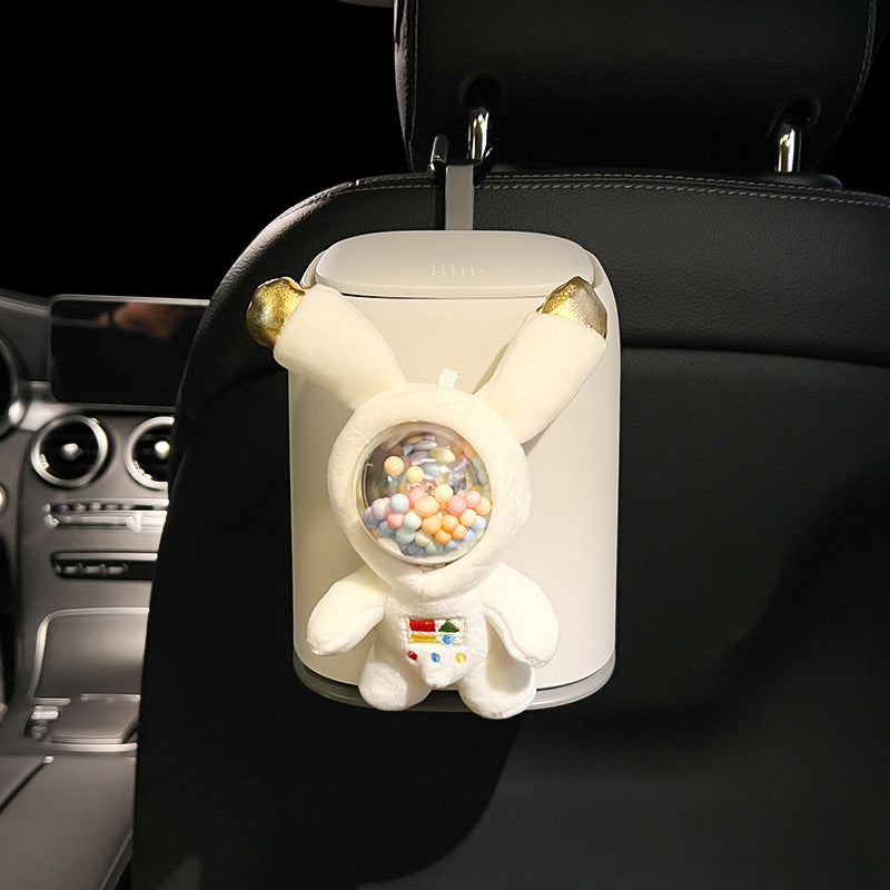 Car Cute Astronaut Trash Can