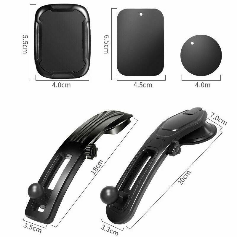 360 Rotatable Phone Mount Holder - Car Dashboard