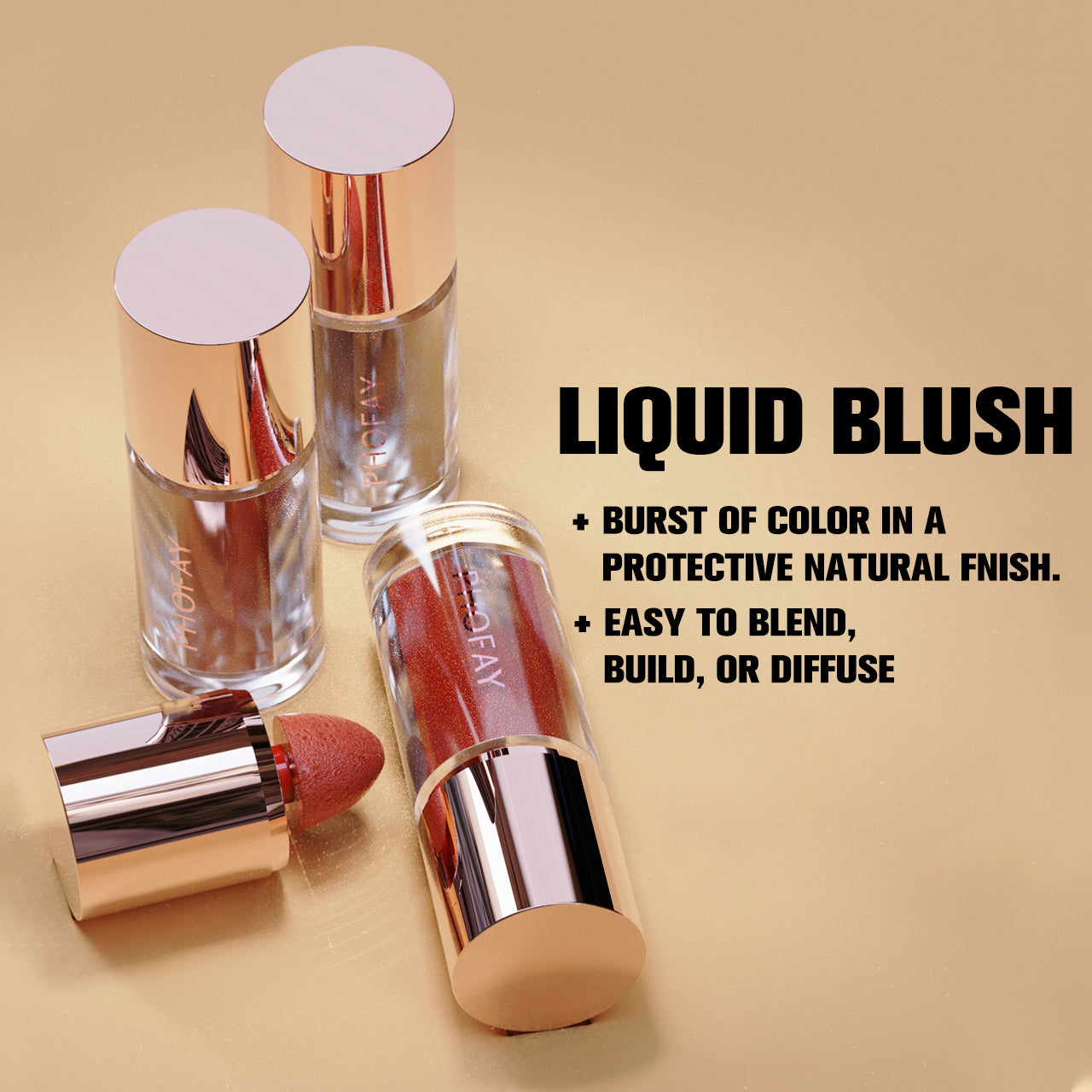 PHOFAY - Mousse Liquid Blush