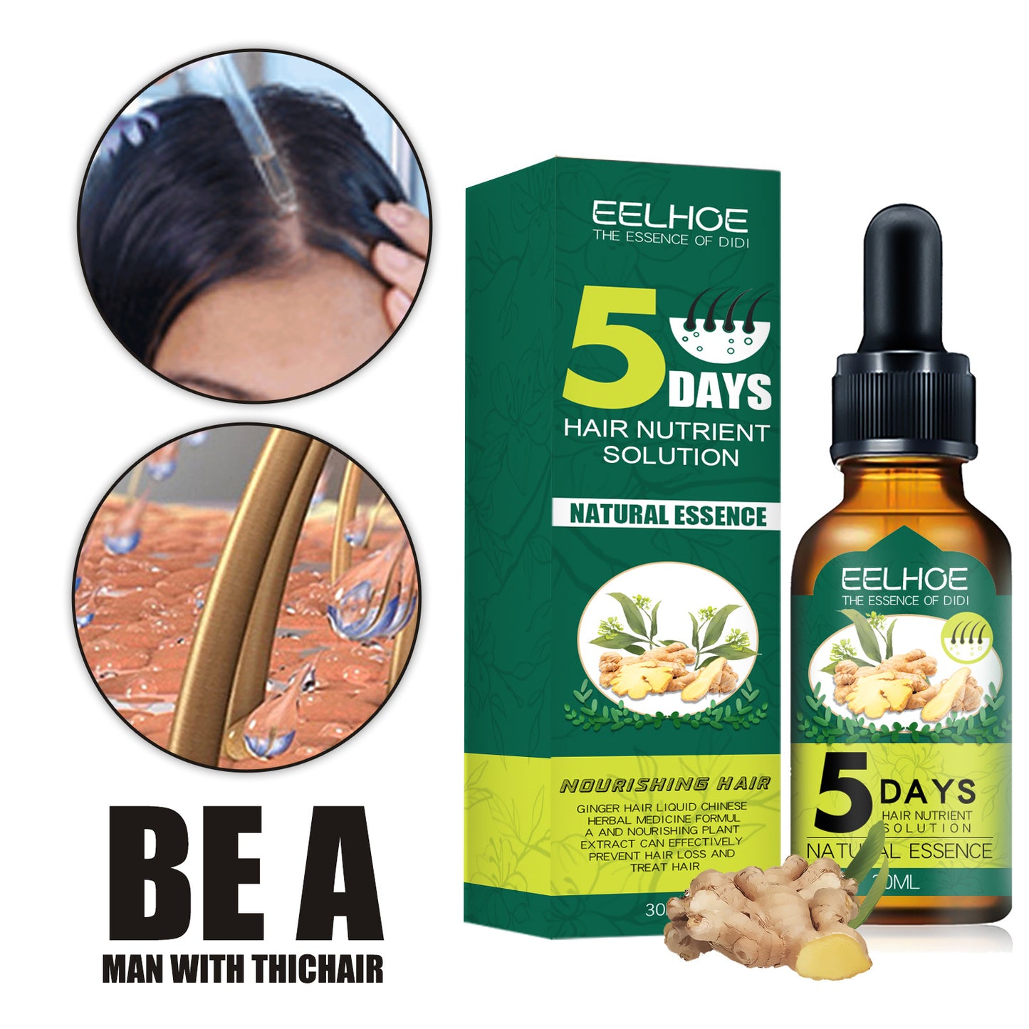 Eelhoe - Ginger Hair Essential Oil